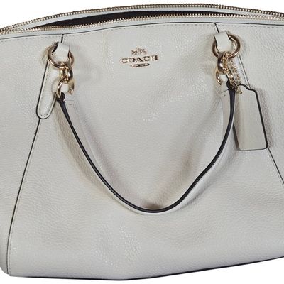 Sale Photo Thumbnail #42: Coach Pebbled Leather Kelsey Satchel with Gold Tone Hardware