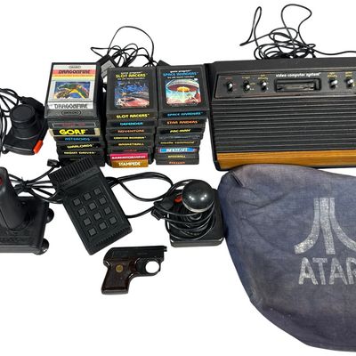 Sale Photo Thumbnail #73: HUGE CONTENTS LOT: Atari 2600 Video Computer System and ** Röhm RG 3 Blank Firing Pistol
