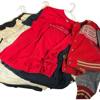 Sale Photo Thumbnail #343: A Group of Vintage Graphic T-shirts and an RS Sportswear Varsity Jacket