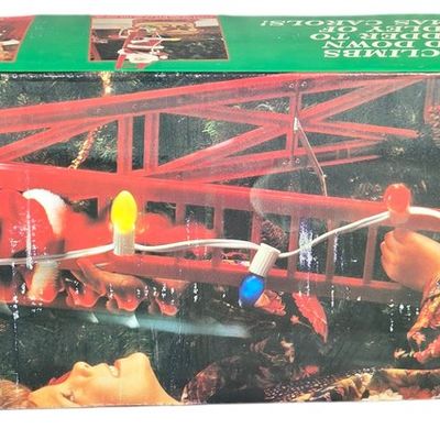Sale Photo Thumbnail #584: Mr. Christmas Stepping Santa Animated Musical Plastic and Fabric Holiday Decoration