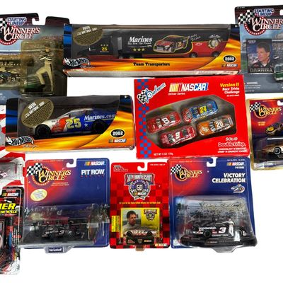 Sale Photo Thumbnail #68: CONTENTS LOT: NASCAR Die-Cast Vehicles and Action Figures featuring Dale Earnhardt
