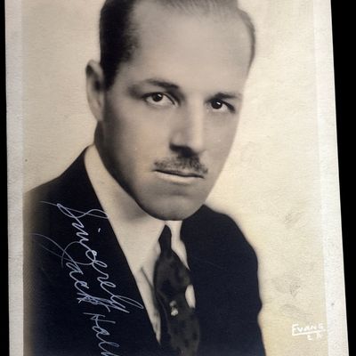 Sale Photo Thumbnail #706: Jack Holt Signed Vintage Silver Gelatin Portrait Photograph