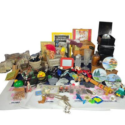 Sale Photo Thumbnail #286: A Collection of Vintage Pop Culture Toys, Concert Posters, Ephemera, and Decorative Items