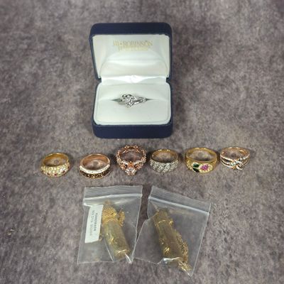 Sale Photo Thumbnail #224: An Assortment of Sterling Silver and Designer Jewelry Including Le Vian and JB Robinson Jewelers