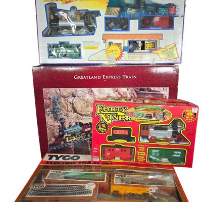 Sale Photo Thumbnail #564: A Group of Vintage Tyco and Battery Operated Toy Train Sets