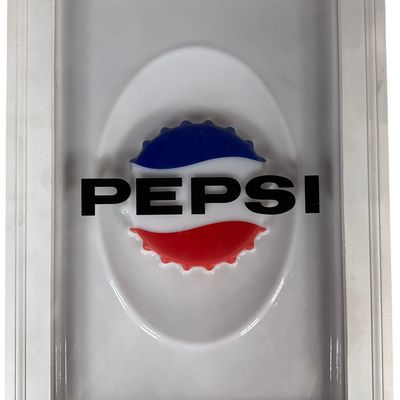 Sale Photo Thumbnail #677: Framed Pepsi Vacuum Formed Plastic Advertising Sign