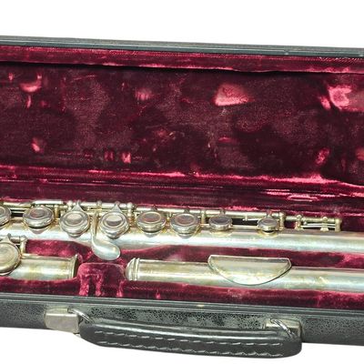 Sale Photo Thumbnail #867: Buffet Crampon Paris Cooper Scale Silver Plated Flute with Case