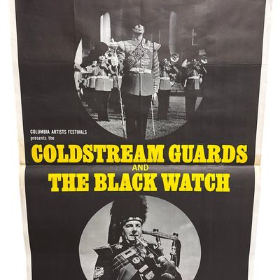Sale Photo Thumbnail #651: Columbia Artists Festivals The Coldstream Guards and The Black Watch Promotional Poster