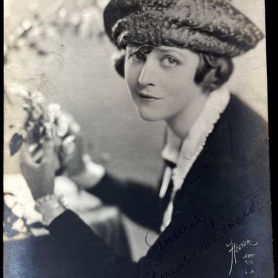 Sale Photo Thumbnail #707: Katherine MacDonald Signed Hoover Art Co. Silver Gelatin Press Photograph
