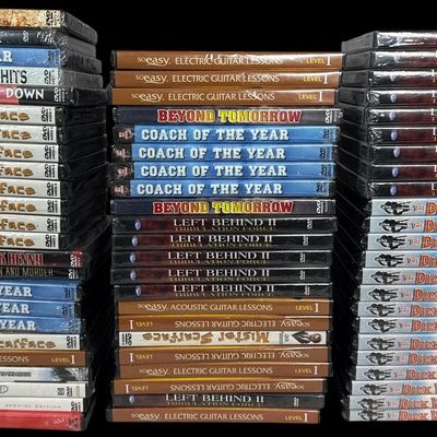 Sale Photo Thumbnail #683: A Collection of Multiple New Old Stock DVD Titles Including The Dick Van Dyke Show, Left Behind II, and Mister Scarface