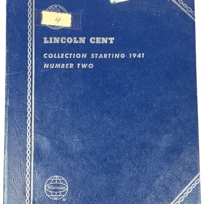 Sale Photo Thumbnail #608: Whitman Lincoln Cent Collection Starting 1941 Number Two No. 9030 Folder