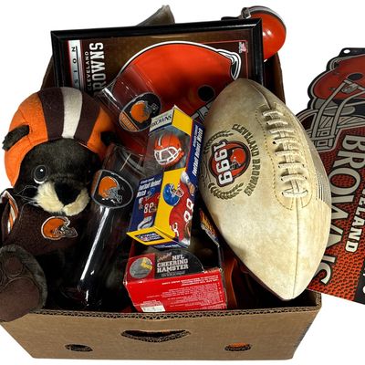 Sale Photo Thumbnail #76: HUGE CONTENTS LOT: Cleveland Browns NFL Fan Memorabilia and Collectibles