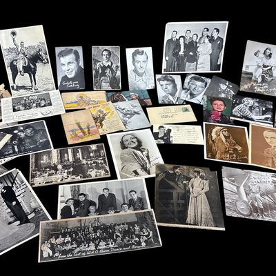 Sale Photo Thumbnail #716: A Collection of Mid-20th Century Hollywood and Radio Entertainment Publicity Photos and Ephemera