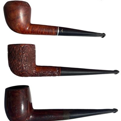 Sale Photo Thumbnail #276: A Group of Estate Briar Tobacco Smoking Pipes Including Comet and Vito del Pucci Examples
