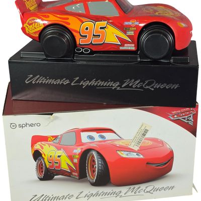 Sale Photo Thumbnail #310: Sphero Ultimate Lightning McQueen App-Enabled Robotic Car with Original Packaging and Accessories