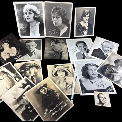 Sale Photo Thumbnail #713: A Collection of Early Hollywood and Silent Film Studio Publicity Photographs featuring Rudolph Valentino and Others