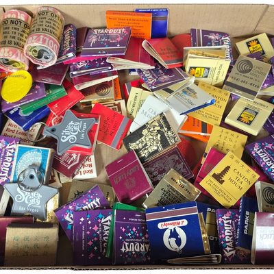 Sale Photo Thumbnail #420: A Collection of Vintage Las Vegas Casino and Restaurant Advertising Ephemera Including Stardust Matchbooks and Jackpot Rolls