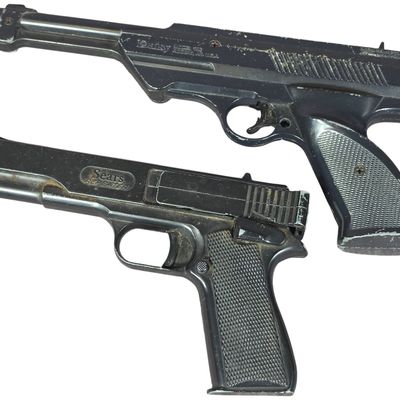 Sale Photo Thumbnail #609: ** A Pair of Daisy Model 188 and Sears Repeater BB Pistols .177 Caliber