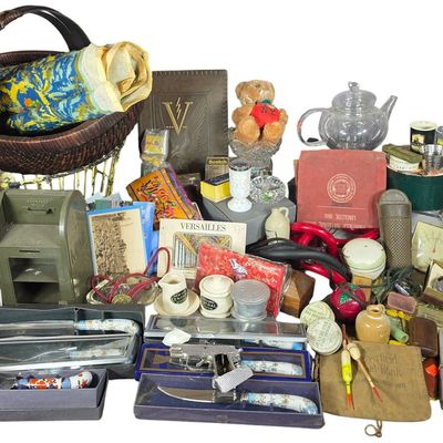 Sale Photo Thumbnail #289: An Assortment of Vintage Household Collectibles, Tableware, and Music Ephemera