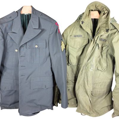Sale Photo Thumbnail #348: Two U.S. Army Jackets, a 1969 M-65 Field Jacket and a 37th Infantry Division Service Coat