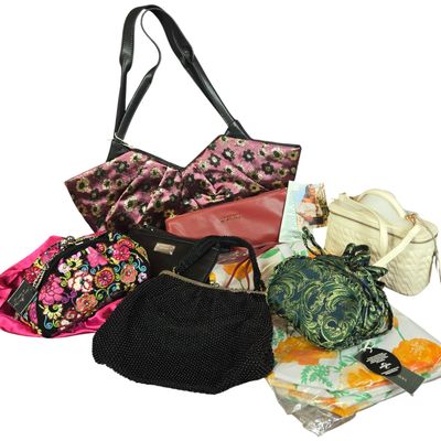Sale Photo Thumbnail #46: Eight Assorted Designer and Vintage Handbags Totes and Clutches