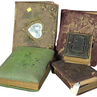 Sale Photo Thumbnail #781: A Collection of Victorian Cabinet Photo Albums and Loose Portrait Photographs