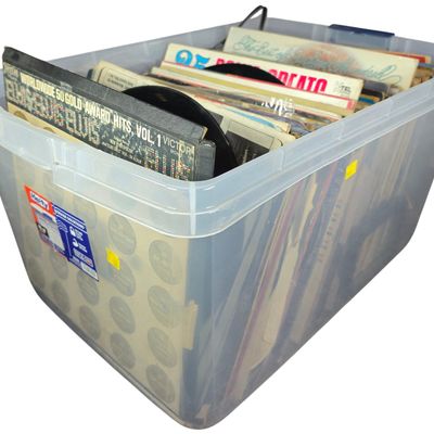 Sale Photo Thumbnail #519: Approximately 50 to 75 Vintage Vinyl Records including Elvis Presley and K-Tel