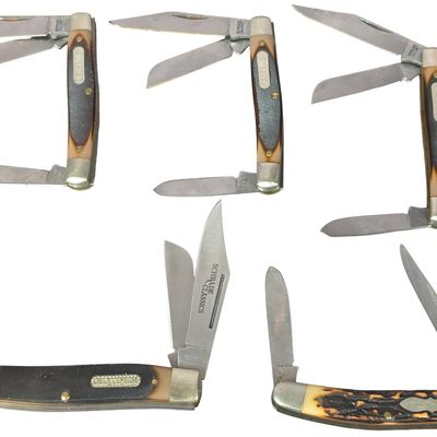 Sale Photo Thumbnail #154: A Collection of Five Schrade Old Timer and Uncle Henry Pocket Knives