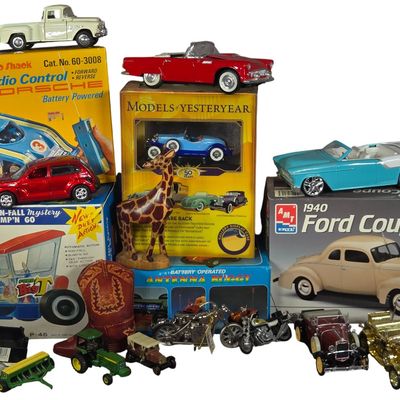 Sale Photo Thumbnail #563: An Assortment of Vintage and Modern Radio Control and Die-Cast Toys