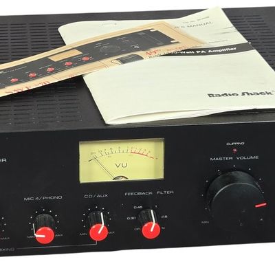 Sale Photo Thumbnail #54: Radio Shack MPA-101 100-Watt PA Amplifier