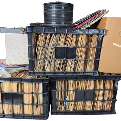 Sale Photo Thumbnail #520: 1960s through 1980s Vinyl 45 RPM Singles and LP Records