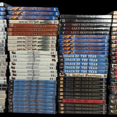 Sale Photo Thumbnail #684: An Assortment of Factory Sealed Movies and Special Interest DVDs