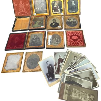 Sale Photo Thumbnail #775: A Collection of 19th and Early 20th Century Cased Portraits and German Studio Carte-de-Visite Photographs