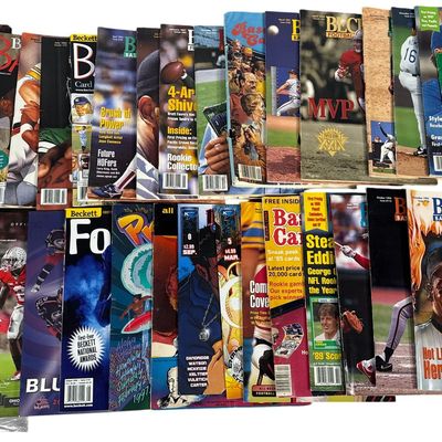 Sale Photo Thumbnail #71: HUGE CONTENTS LOT: Sports Magazines, Game Programs, and Vintage Paperbacks