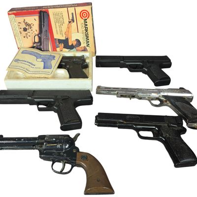 Sale Photo Thumbnail #149: A Collection of Vintage Daisy and Marksman Air Pistols including a Boxed Marksman 1010