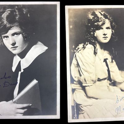 Sale Photo Thumbnail #725: Alfred Cheney Johnston, Two Signed Photographs of Marjorie Daw