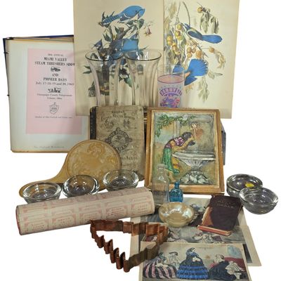 Sale Photo Thumbnail #284: A Collection of Vintage Ephemera, Antique Books, and Decorative Objects