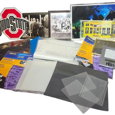 Sale Photo Thumbnail #187: Assortment of David T. French Signed Art Prints, Vintage Framed Photographs, and Fellowes Laminating Supplies