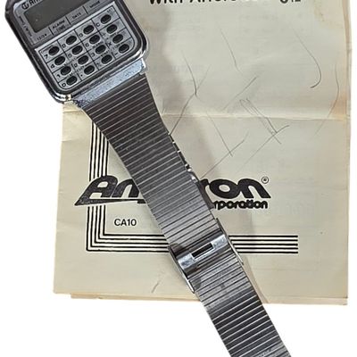 Sale Photo Thumbnail #235: Armitron Digital Chrono-Alarm Calculator Watch with Original Manual