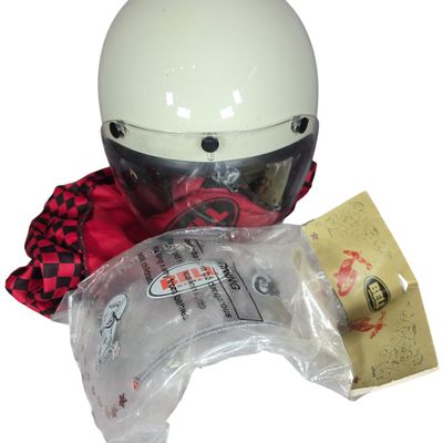 Sale Photo Thumbnail #515: Bell Custom 500 Open Face Motorcycle Helmet with Accessories