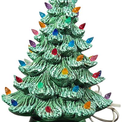 Sale Photo Thumbnail #555: A 1977 Nowell's Molds Ceramic Lighted Christmas Tree