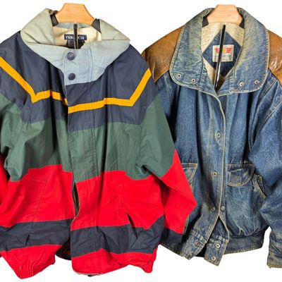 Sale Photo Thumbnail #345: Two Vintage 1980s and 1990s Men's Jackets including Nautica and American Male
