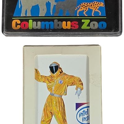 Sale Photo Thumbnail #312: Two Decks of Souvenir and Promotional Playing Cards Featuring Columbus Zoo and Intel Pentium II