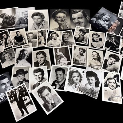 Sale Photo Thumbnail #715: A Collection of Vintage Hollywood Publicity Photographs and Star of the Month Club Postcards
