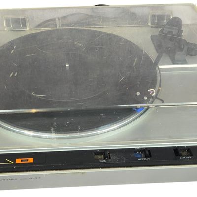 Sale Photo Thumbnail #470: Kenwood KD-31F Full-Automatic Belt Drive Turntable with Clear Dust Cover