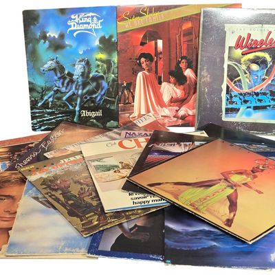 Sale Photo Thumbnail #460: Assorted Vintage Rock Pop and Heavy Metal Vinyl LP Records