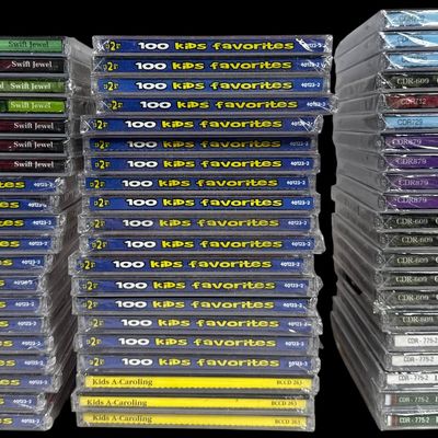 Sale Photo Thumbnail #686: A Collection of Factory Sealed Software and Music CDs Including Kids Favorites and Swift Jewel Titles