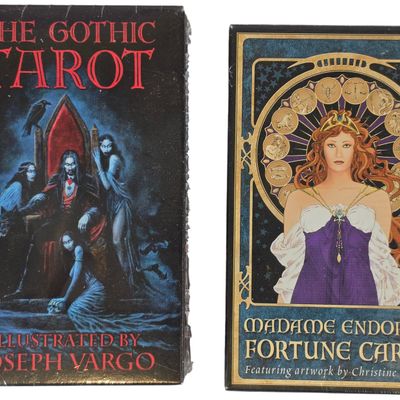 Sale Photo Thumbnail #311: A Pair of Monolith Graphics Factory-Sealed Card Decks, The Gothic Tarot and Madame Endora's Fortune Cards
