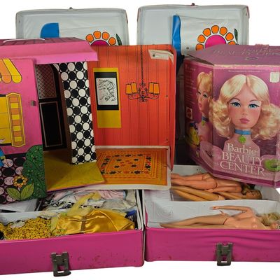 Sale Photo Thumbnail #502: An Assortment of 1960s and 1970s Barbie Dolls and Play Sets