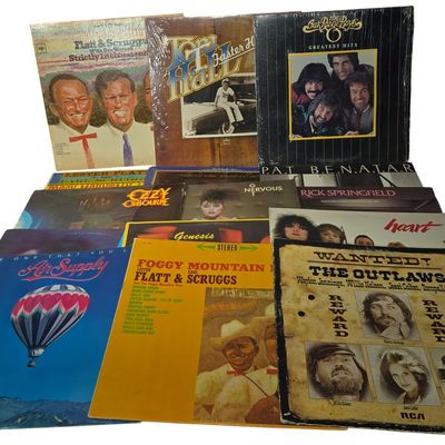 Sale Photo Thumbnail #464: Fifteen Mid to Late 20th Century Vinyl LP Records